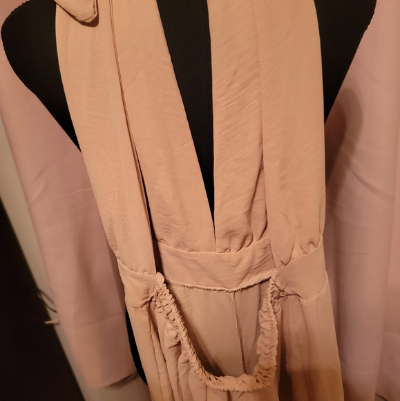 Malabay Tan Halter Jumpsuit Size 10 - Picture 5 of 7